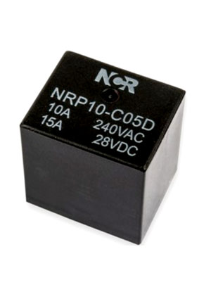 NRP10-C05D, Реле 1 переключ. 5VDC, 10A/240VAC SPDT, 1-1721150-0