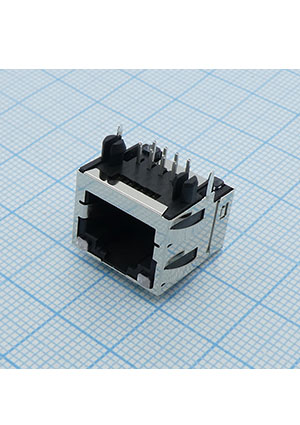 Molex 438600010, гн RJ45 разъемы телефонные и сетевые