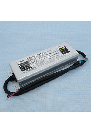 XLG-200-L-A, AC/DC LED, 142-285,0.7,200,IP67     