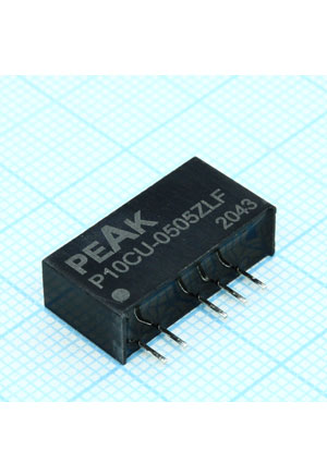 P10CU-0505ZLF, DC/DC преобразователи на печатную плату, корпус SIP7