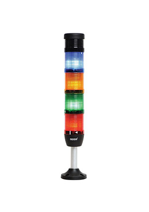 EMAS IK54L024ZM03, Колонна 50 мм, красная, зеленая, желтая, синяя 24 В, светодиод LED, зуммер,алюм.патру оповещатели световые
