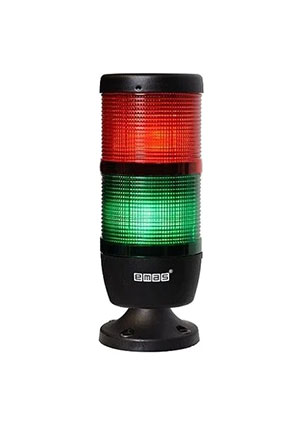 EMAS IK72L220XM01, Сигнальная колонна 70 мм, красная, зеленая 220 В, светодиод LED оповещатели световые
