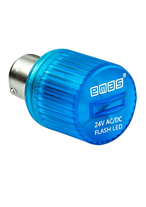 EMAS IKMF024M, Cтробоскоп FLESH 24VDC синий оповещатели световые
