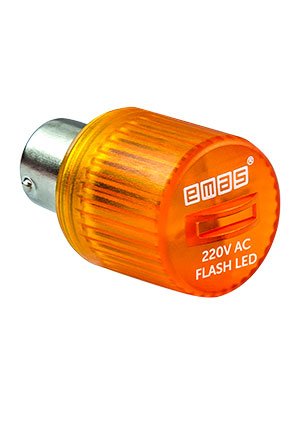 EMAS IKMF220S, Cтробоскоп FLESH 220VAC желтый оповещатели световые