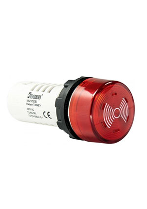 EMAS MBZS012S, Моноблочный зуммер с подсветкой 12 В пост./переменного тока сигнализаторы звуковые