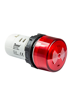 EMAS MBZS220S, Моноблочный зуммер с подсветкой 220 В переменного тока сигнализаторы звуковые