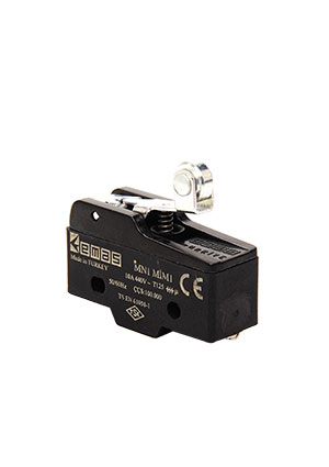 EMAS MN1MIM1, Микропереключатель 10А 250VAC с роликом микропереключатели