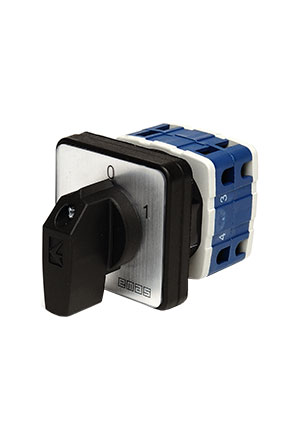 EMAS PSA016AK431S, Переключатель двухпозиционный (0-1), 4 полюса, 16А переключатели кулачковые