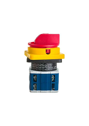EMAS PSA025AK341E, Переключатель авар., 3 полюса, двухпозиционный (0-1), 25А переключатели кулачковые