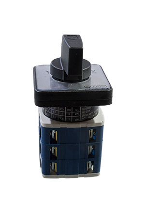 EMAS PSA025KD334S, Переключатель полюсов реверс. трехфазный (1-0-2) 25А переключатели кулачковые