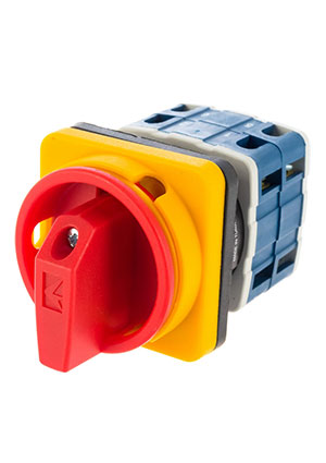 EMAS PSA032AK341E, Переключатель авар., 3 полюса, двухпозиционный (0-1), 32А переключатели кулачковые