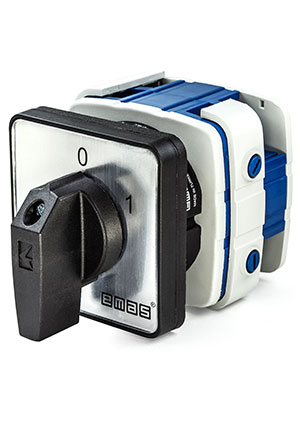 EMAS PSA050AK331S, Переключатель двухпозиционный (0-1), 3 полюса, 50А переключатели кулачковые