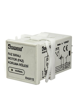 EMAS RAM1S, Реле защиты двигателя 3х380В от обрыва и перекоса фаз автоматы защиты двигателя