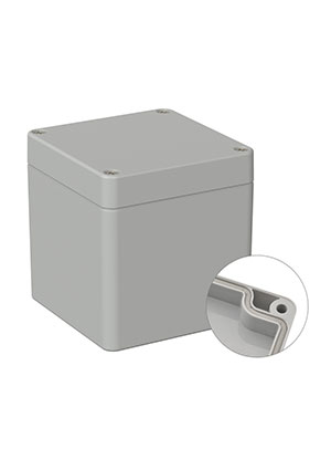 BOX4U 5U220500, корпус для РЭА светло-серый поликарбонат 82x80x85 мм корпуса для РЭА пластиковые