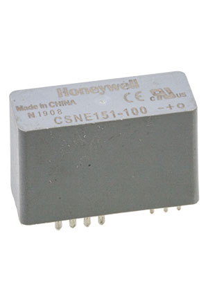 HONEYWELL CSNE151-100, датчик тока AC/DC -/+90А 1000 витков 66 Ом -/+12В датчики тока