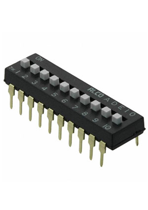 TE Connectivity 1825057-9, Переключатели DIP/SIP DIP-переключатели