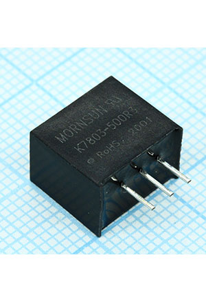 K7803-500R3, DC/DC преобразователи на печатную плату, корпус SIP3