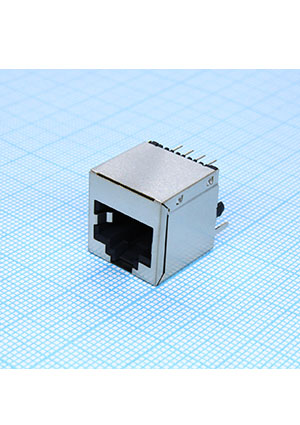 KLS L-KLS12-158-8P8C-W-1X1-01, гн RJ45 разъемы телефонные и сетевые