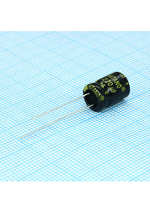 EXR221M16B, Radial, 16V 220uF /8*12/105 C