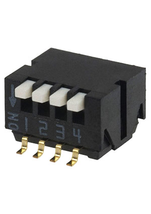 COPAL CHP-041B, Переключатели DIP/SIP DIP-переключатели