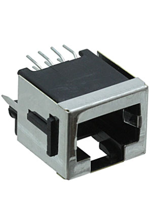 TE Connectivity 100616-1, 8/8 MOD.JACK ASSY TE SHIELDED разъемы телефонные и сетевые
