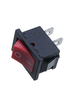 ТАЙВАНЬ KCD1 красный, переключатель, 2 контакта 250В 6.0А on-off переключатели клавишные