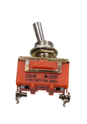 КИТАЙ KN3(C)-101A, тумблер ON-OFF 2 контакта 250В 15А тумблеры