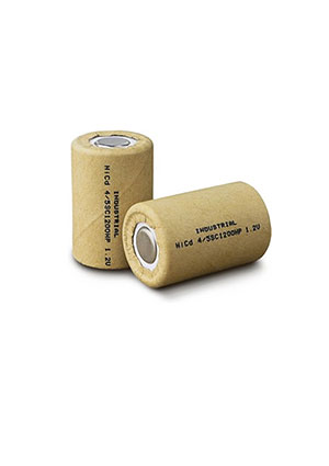 QBAT INDUSTRIAL D-4/5SC1200P, Аккумулятор промышленный NiCd, 1200mAh 1.2В, 23.0*34.0mm (1шт) аккумуляторы