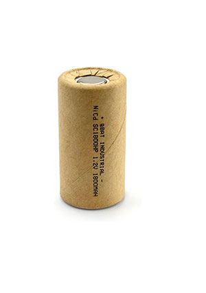 QBAT INDUSTRIAL D-SC1800P, Аккумулятор промышленный NiCd, 1800mAh 1.2В, 23.0*43.0mm (1шт) аккумуляторы