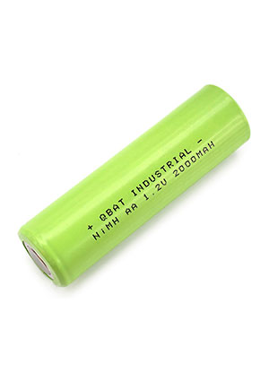 QBAT INDUSTRIAL H-AA2000, Аккумулятор промышленный NiMH (АА/HR06), 2000mAh 1.2В, 14.5*49.0mm (1шт) аккумуляторы
