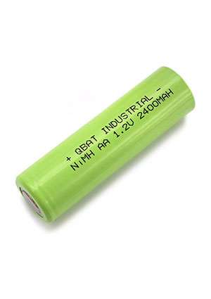 QBAT INDUSTRIAL H-AA2400, Аккумулятор промышленный NiMH (АА/HR06), 2400mAh 1.2В, 14.5*49.0mm (1шт) аккумуляторы