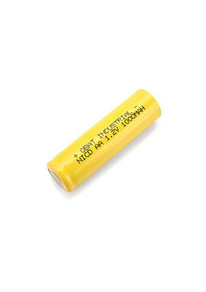 QBAT INDUSTRIAL D-AA1000, Аккумулятор промышленный NiCd (АА/HR06), 1000mAh 1.2В, 14.5*49.5mm (1шт) аккумуляторы