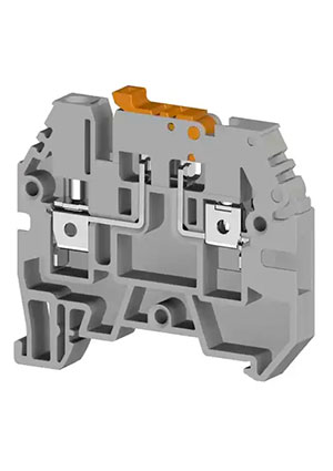 Klemsan ASK 3A (серый), 353109 Клеммник с размыкателем на DIN-рейку, 4мм.кв. винтовые клеммы