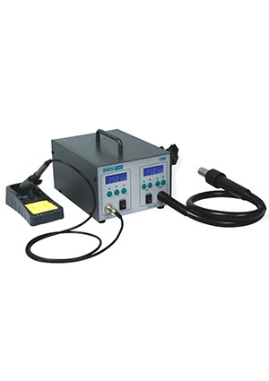 QUICK QUICK712 ESD, паяльный комплекс 2 в 1 индукционный паяльник + термофен 500С 1200Вт паяльные станции