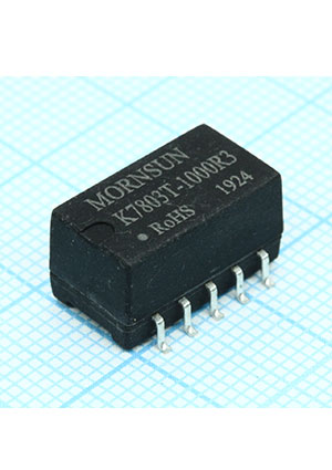 K7803T-1000R3, DC/DC преобразователи на печатную плату, корпус SMD10