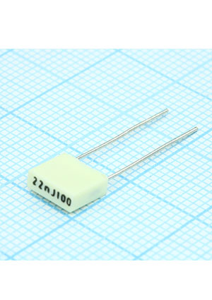 R82EC2220DQ50J, MKT 100Vdc 63Vac 0.022uF +5% p:5mm