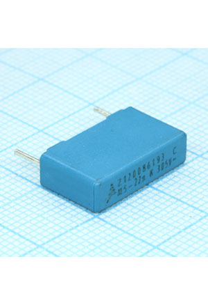 TDK EPCOS B32922C3223K, фильтр X2 0.022uF 10% 305Vac e:15mm конденсаторы помехоподавляющие