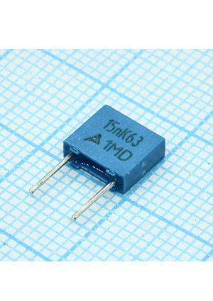 B32529C0153K000, MKT 63Vdc 40Vac 0.015uF +10% e:5mm