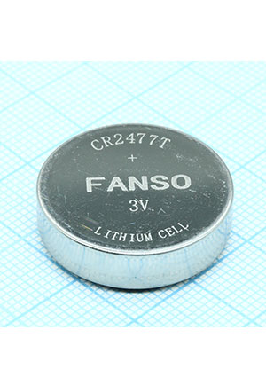 FANSO CR2477T, Батареи диоксид марганцевые (Li-MnO2) батарейки