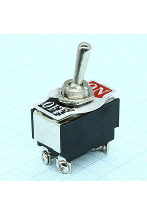 Jietong Switch KN3(B)-201A-A1, Тумблер ON-OFF (10A 250VAC) DPST 4P (SS321) тумблеры