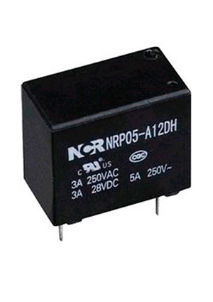 NRP05-C-12D, реле 12VDC, 3A/250VAC SPDT