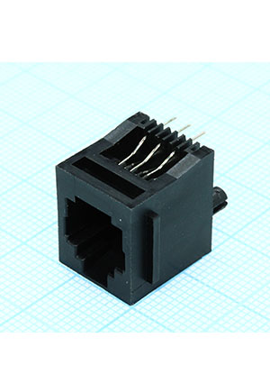 KLS KLS12-154-6P6C-W-S-1-01, TJ3-6P6C разъемы телефонные и сетевые