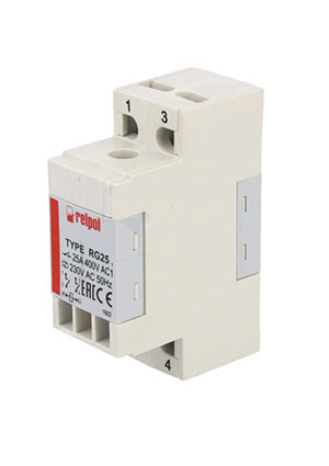 Relpol RG25-3022-28-1012, 863739 , Реле 12VDC 2 Form A 400VAC/25А контакторы модульные