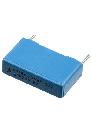 B32522C3104K,  250Vdc 10% 0.1