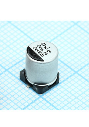 EEEFK1A221XP, SMD - 10V 220uF /6.3*7.7/105 C