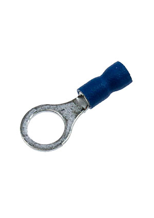 КВТ НКИ 2.5-8, наконечник кольцевой изолированный под винт М8 на провод 1.0-2.5мм2 (SG57611,8-0036,(VR2- наконечники на кабель