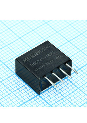 B0524S-1WR3, DC/DC преобразователи на печатную плату, корпус SIP4