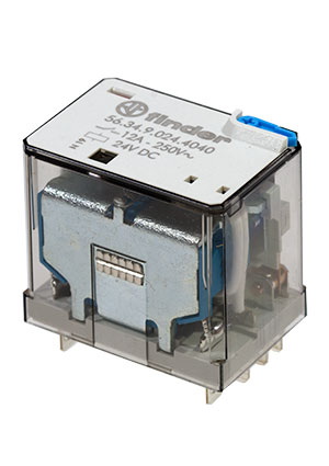 56.34.9.024.4040, ������������� ����, ������ � �������/��������, 4CO 12A; 24� DC;  ������ ���� + ���