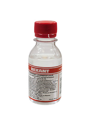 REXANT 09-4101, Очиститель универсальный,   100 мл, (Абсолютированный 99,7%) очищающие средства для электроники