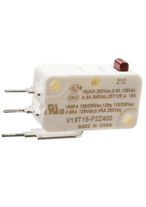 V19T16-P2Z400,  SPDT 250 16A   0.9*0.9 3.92N